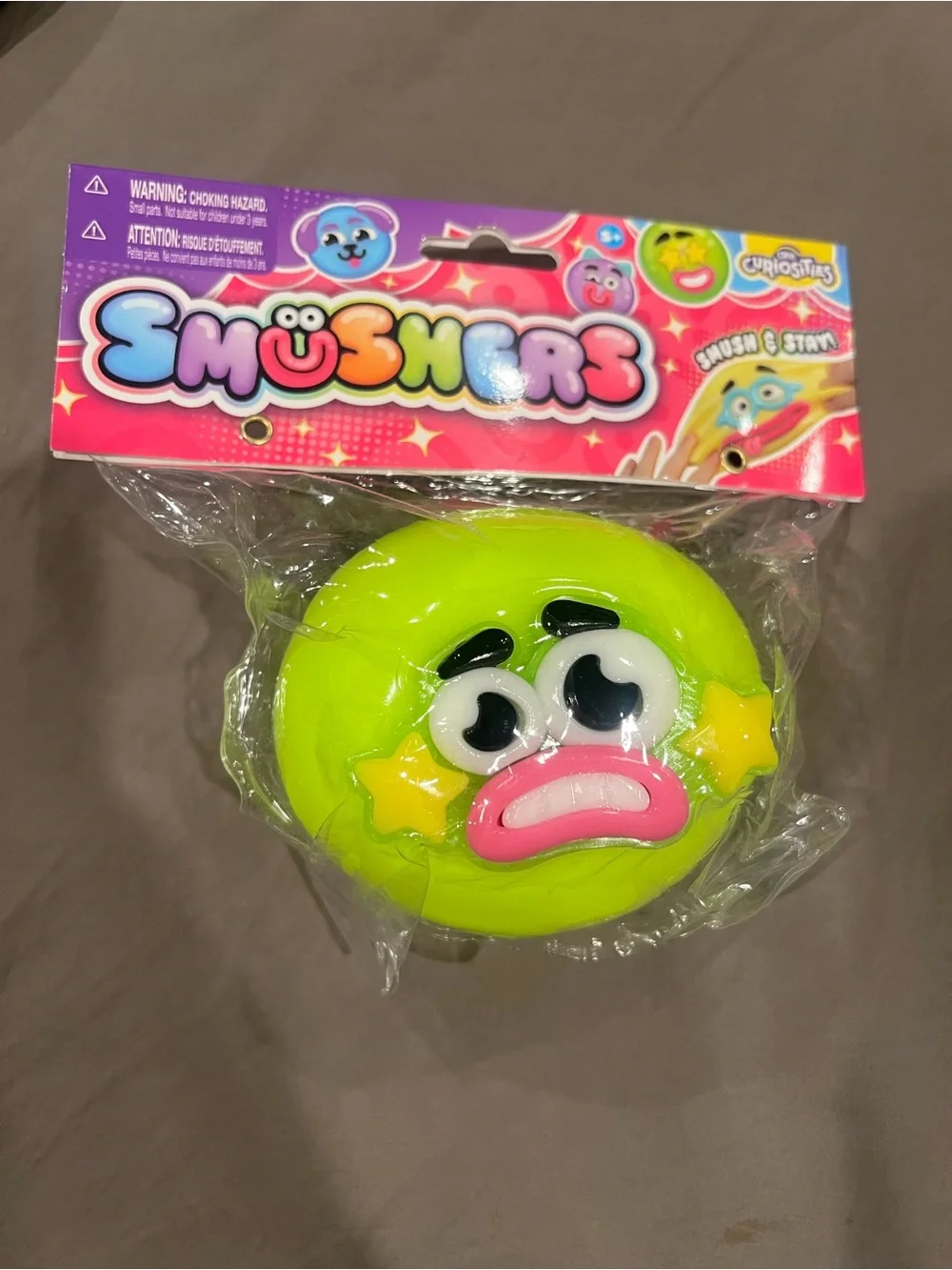 Smushers  Lime Green Squeeze Toy by orb curiosity